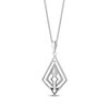Thumbnail Image 1 of Star Wars Ahsoka Tano Diamond Necklace 1/10 ct tw Sterling Silver 18&quot;