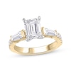 Thumbnail Image 1 of Now + Forever Lab-Grown Diamonds Emerald-Cut Engagement Ring 2 3/4 ct tw 14K Two-Tone Gold