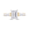 Thumbnail Image 3 of Now + Forever Lab-Grown Diamonds Emerald-Cut Engagement Ring 2 3/4 ct tw 14K Two-Tone Gold