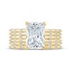 Thumbnail Image 3 of Now + Forever Lab-Grown Diamonds Radiant-Cut Bridal Set 3-1/3 ct tw 14K Yellow Gold