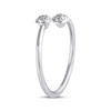 Thumbnail Image 2 of Diamond Accent Bypass Circles Ring 10K White Gold