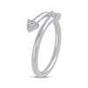 Thumbnail Image 2 of Multi-Diamond Arrow Ring 1/20 ct tw 10K White Gold