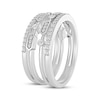 Thumbnail Image 2 of Diamond Art Deco Four-Row Ring 1/3 ct tw Sterling Silver
