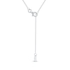 Thumbnail Image 4 of KAY Lab-Grown Diamonds Multi-Stone Teardrop Necklace 2 ct tw 10K White Gold 18&quot;