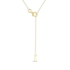 Thumbnail Image 4 of KAY Lab-Grown Diamonds Multi-Stone Teardrop Necklace 2 ct tw 10K Yellow Gold 18&quot;
