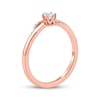 Thumbnail Image 2 of KAY Lab-Grown diamonds Swirl Promise Ring 1/5 ct tw 10K Rose Gold