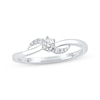 Thumbnail Image 1 of KAY Lab-Grown diamonds Swirl Promise Ring 1/5 ct tw 10K White Gold