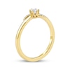 Thumbnail Image 2 of KAY Lab-Grown diamonds Swirl Promise Ring 1/5 ct tw 10K Yellow Gold