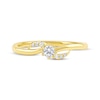 Thumbnail Image 3 of KAY Lab-Grown diamonds Swirl Promise Ring 1/5 ct tw 10K Yellow Gold
