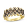 Thumbnail Image 1 of Le Vian Chocolate Waterfall Diamond Ring 1 ct tw 14K Honey Gold