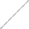 Thumbnail Image 2 of Memories Moments Magic Lab-Grown Diamond Three-Stone Halo Bracelet 2 ct tw 14K White Gold 7"