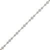 Thumbnail Image 2 of Memories Moments Magic Lab-Grown Diamond Three-Stone Halo Bracelet 2 ct tw 14K Yellow Gold 7&quot;