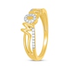 Thumbnail Image 2 of Diamond &quot;Mom&quot; Ring 1/10 ct tw 10K Yellow Gold