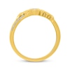 Thumbnail Image 3 of Diamond &quot;Mom&quot; Paw Print Ring 1/15 ct tw 10K Yellow Gold