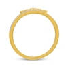 Thumbnail Image 3 of Diamond &quot;Mom&quot; Bypass Ring 1/15 ct tw 10K Yellow Gold