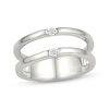 Thumbnail Image 1 of Diamond Faux-Stack Toe Ring 1/20 ct tw Sterling Silver
