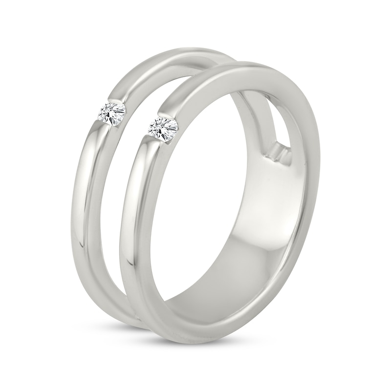 Main Image 2 of Diamond Faux-Stack Toe Ring 1/20 ct tw Sterling Silver