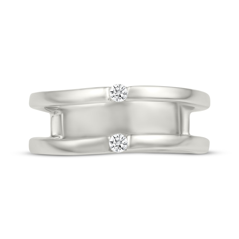 Main Image 3 of Diamond Faux-Stack Toe Ring 1/20 ct tw Sterling Silver