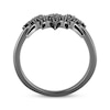 Thumbnail Image 3 of Disney Treasures The Nightmare Before Christmas Black Diamond Bat Ring 1/5 ct tw Sterling Silver Size 7