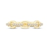 Thumbnail Image 4 of Diamond Chain Link Ring 1/5 ct tw 10K Yellow Gold