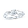 Thumbnail Image 1 of Diamond Bypass Promise Ring 1/6 ct tw Sterling Silver