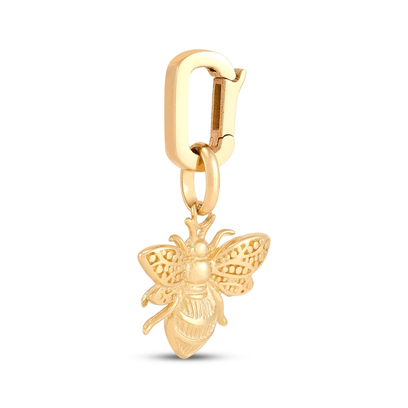 Main Image 2 of Charmed Memories Bee Charm 10K Yellow Gold