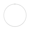 Thumbnail Image 1 of KAY Lab-Grown Diamonds Bezel-Set Diamond Necklace 1 ct tw 10K White Gold 17&quot;