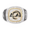 Thumbnail Image 1 of True Fans Los Angeles Rams Championship Ring Sterling Silver & 10K Yellow Gold Ring