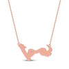 Thumbnail Image 3 of Diamond Arabic &quot;Mother&quot; Necklace 1/5 ct tw 10K Rose Gold 18&quot;