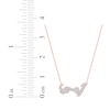 Thumbnail Image 6 of Diamond Arabic &quot;Mother&quot; Necklace 1/5 ct tw 10K Rose Gold 18&quot;