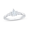 Thumbnail Image 1 of Now + Forever Lab-Grown Diamonds Pear-Shaped Engagement Ring 3/4 ct tw 14K White Gold
