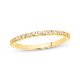 Diamond Wedding Band 1/20 ct tw 10K Yellow Gold