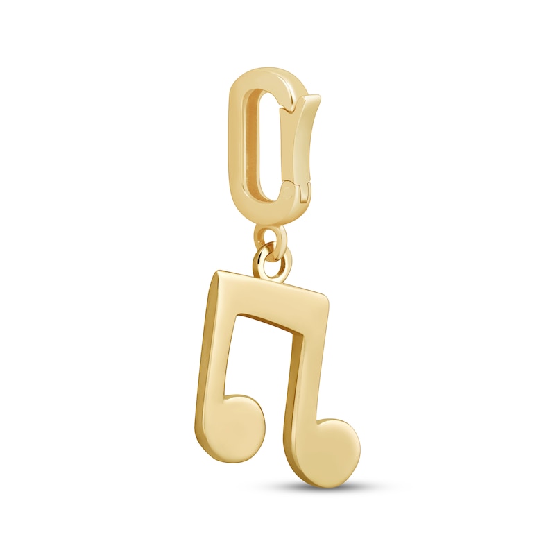 Main Image 3 of Charmed Memories Music Note Charm 10K Yellow Gold