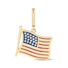 Thumbnail Image 1 of Charmed Memories Flag Enamel Charm 10K Yellow Gold