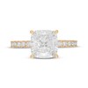Thumbnail Image 3 of Neil Lane Artistry Cushion-Cut Lab-Grown Diamond Engagement Ring 4-5/8 ct tw 14K Yellow Gold