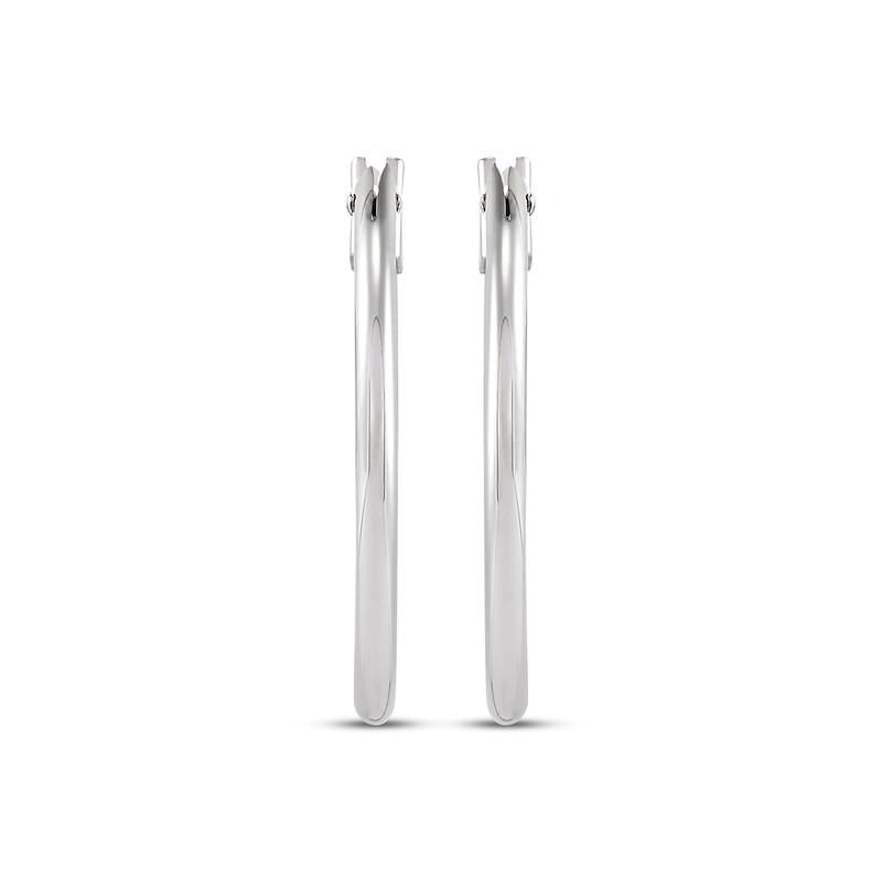 Main Image 2 of Hoop Earrings 14K White Gold 21mm