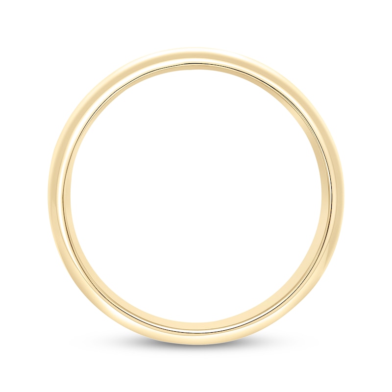 Main Image 3 of Now + Forever Men's Domed Comfort-Fit Wedding Band 10K Yellow Gold 8mm