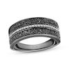 Thumbnail Image 1 of Star Wars Han Solo Diamond Ring 1/6 ct tw Black Rhodium-Plated Sterling Silver