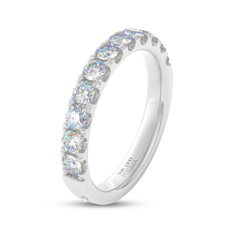 Main Image 2 of THE LEO Prisma Diamond Wedding Band 1 ct tw 14K White Gold