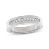 Thumbnail Image 1 of Men's THE LEO Prisma Diamond Wedding Band 1/4 ct tw 14K White Gold