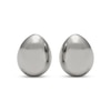 Thumbnail Image 2 of Domed Teardrop Stud Earrings Sterling Silver