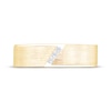 Thumbnail Image 3 of Now + Forever Lab-Grown Diamonds Men's Brushed Wedding Band 1/20 ct tw 14K Yellow Gold