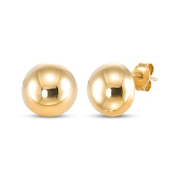 STUDIO BY KAY Ball Stud Earrings 24K Yellow Gold Vermeil Sterling Silver