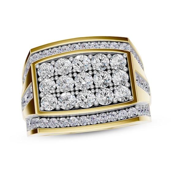 KAY Lab-Grown Diamonds Men's Ring 2-1/2 ct tw 10K Yellow Gold