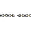 Thumbnail Image 3 of Men's Link Bracelet Black & Yellow Ion-Plated Stainless Steel 8.5"