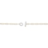 Thumbnail Image 4 of STUDIO BY KAY Lab-Grown Diamond Paperclip Chain Toggle Bracelet 7/8 ct tw 24K Yellow Gold Vermeil Sterling Silver 7.25"