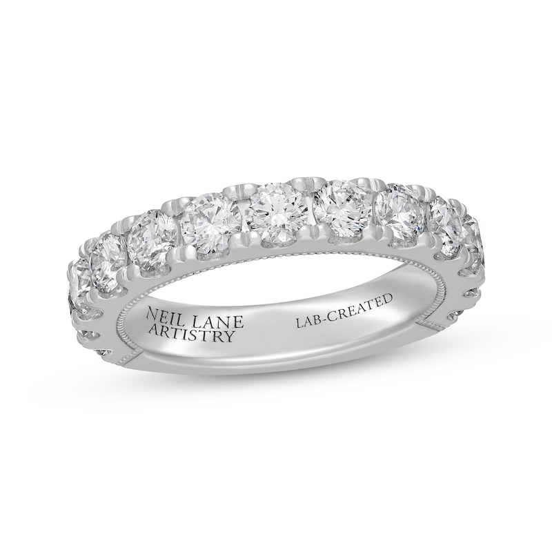 Main Image 1 of Neil Lane Artistry Lab-Grown Diamond Anniversary Ring 2 ct tw 14K White Gold