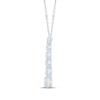 Thumbnail Image 3 of KAY Lab-Grown Diamonds Graduated Journey Necklace 1 ct tw 10K White Gold 18"