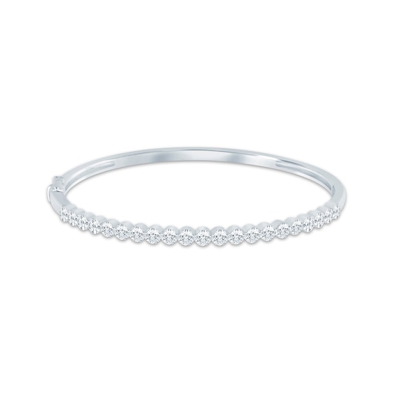 KAY Lab-Grown Diamonds Bangle Bracelet 3 ct tw 10K White Gold