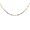Thumbnail Image 1 of KAY Lab-Grown Diamonds Curb Chain Necklace 1 ct tw 10K Yellow Gold 16"